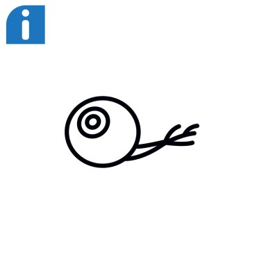 Göz anatomisi simgesini