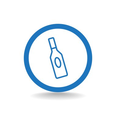 cam şişe sıvı simgesi