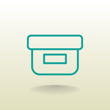 yiyecek kabı simgesi