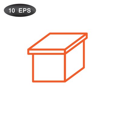 paket karton kutu simgesi