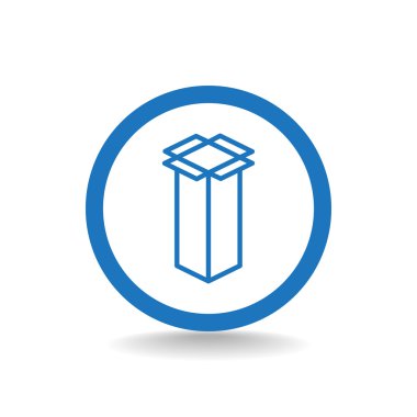 paket karton kutu simgesi