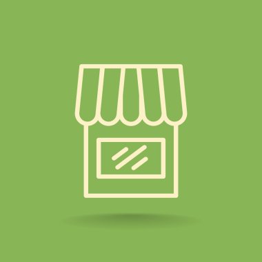 dükkan ya da mağaza simgesi