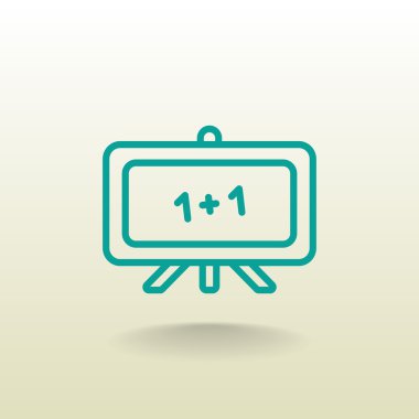 okul karatahta simgesi