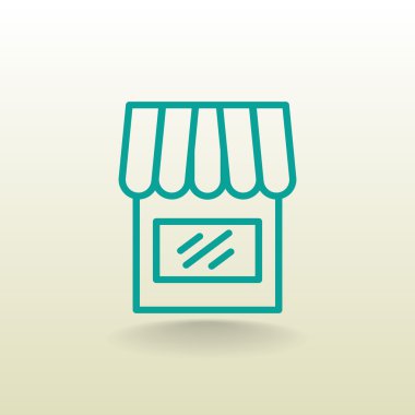 dükkan ya da mağaza simgesi