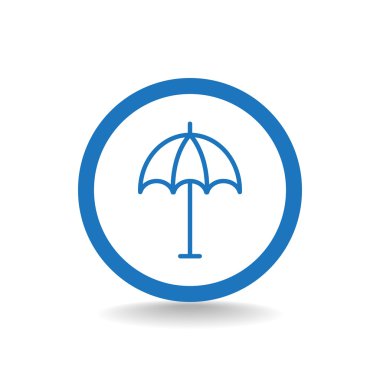 Plaj şemsiye simgesi