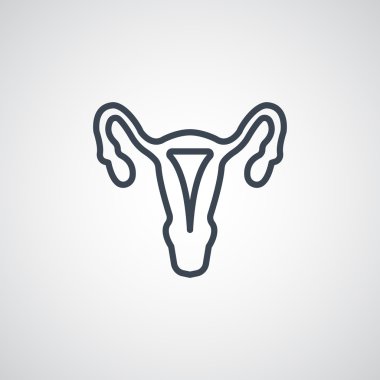 kadın üreme organları simgesi