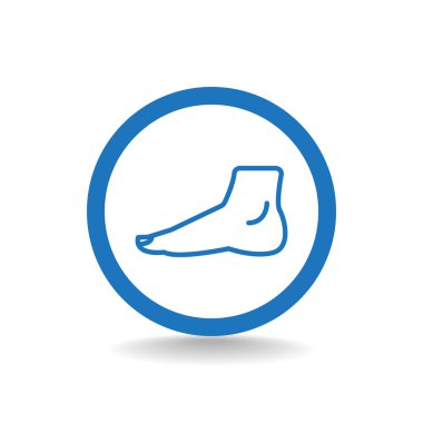 İnsan ayağı simgesi