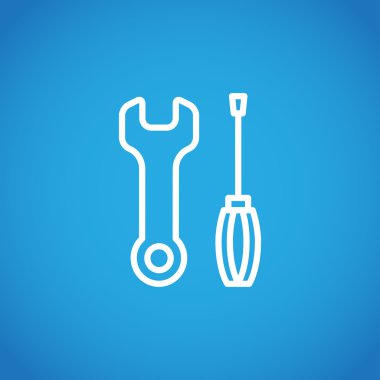 Anahtar ve tornavida simgeler