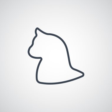 kedi evde beslenen hayvan simgesi