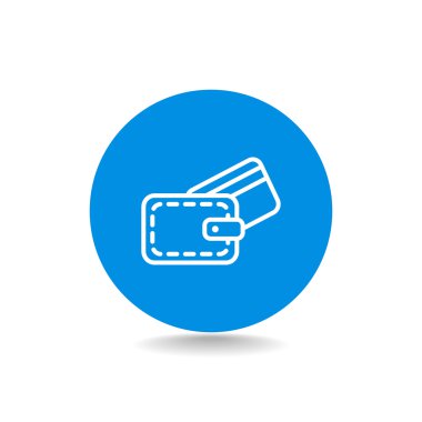 M-cüzdan ile kredi kartı simgesi