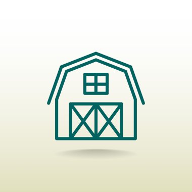 çiftlik inşaat simgesi