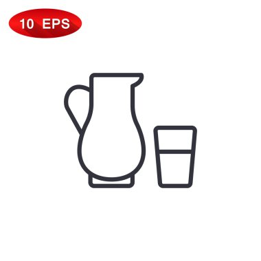 Süt simgesi sürahi