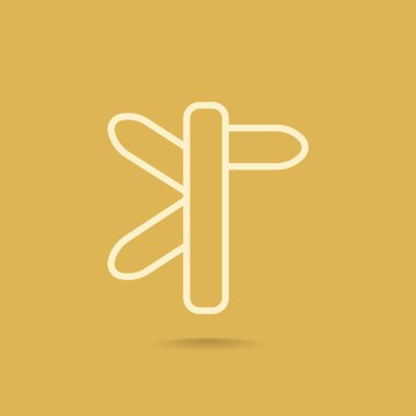 yön işareti simgesi