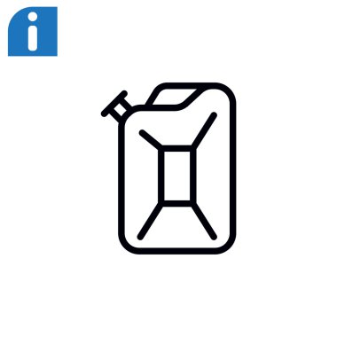 Benzin bidon simgesi