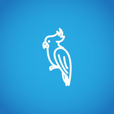 Papağan kuş simgesi