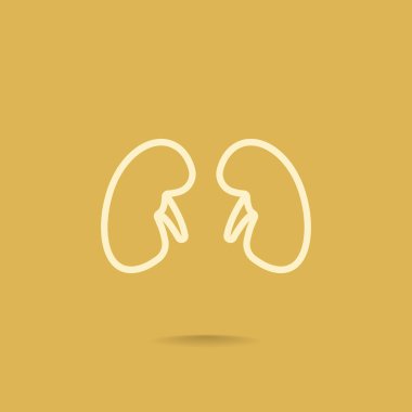 böbrekler tıp simgesi