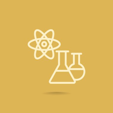 kimyasal laboratuvar simgesi