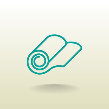 rulo duvar kağıdı simgesinin