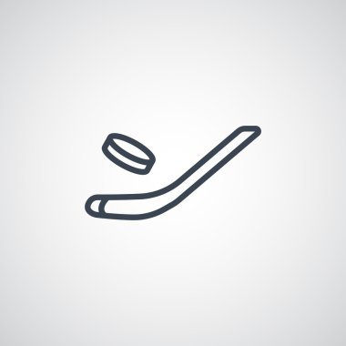 buz hokeyi simgesi için sopa