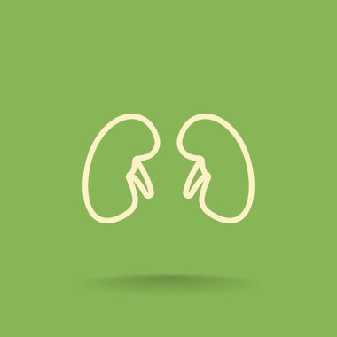 böbrekler tıp simgesi