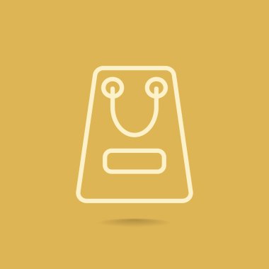 kağıt ambalaj ya da çanta simgesi