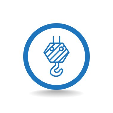 Piktogram vinç kanca simgesinin