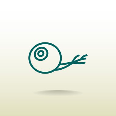 Göz anatomisi simgesini