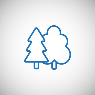 ağaçlar orman simgesi