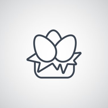 kepçe ile yumurta simgesi