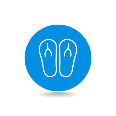 plaj terlikleri simgesi 