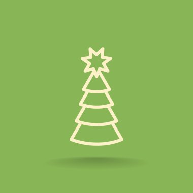 Noel ağacı simgesini