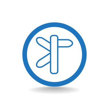 yön işareti simgesi