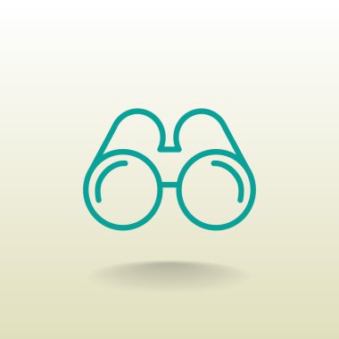 Gözleri dürbün simgesi