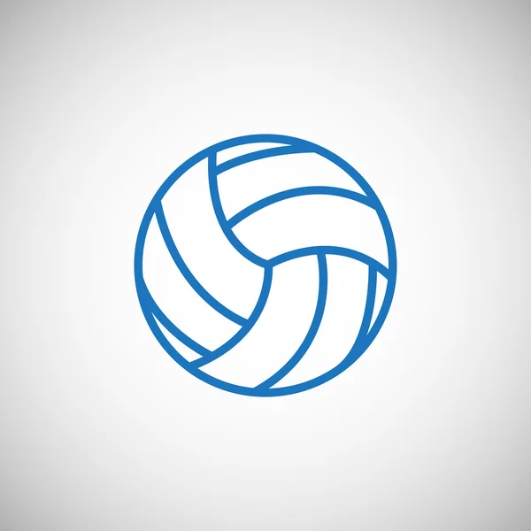 Icono de pelota de voleibol — Vector de stock