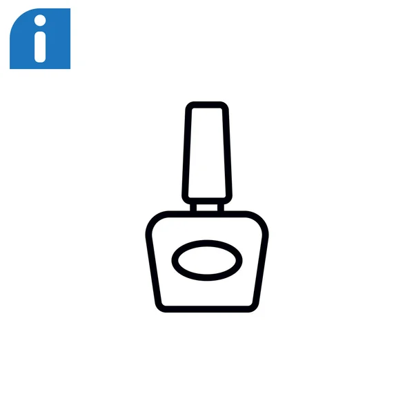 Icono de las plantillas cosméticas botella — Archivo Imágenes Vectoriales