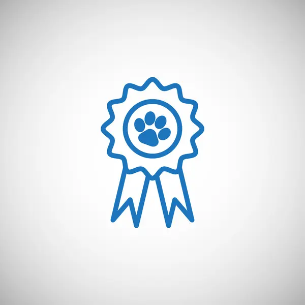 The reward for the animal icon — Stock Vector