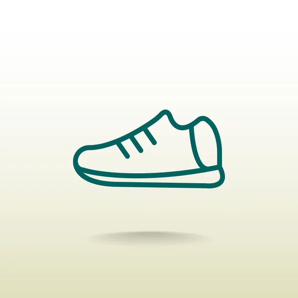 Outline shoe icon — Stock Vector