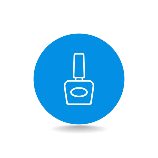 Flaska kosmetiska mallar ikonen — Stock vektor