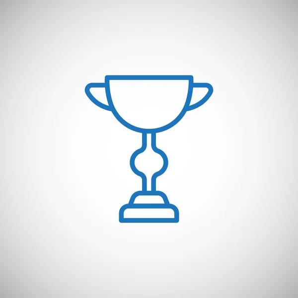 Coupe, trophée, icône de récompense — Image vectorielle