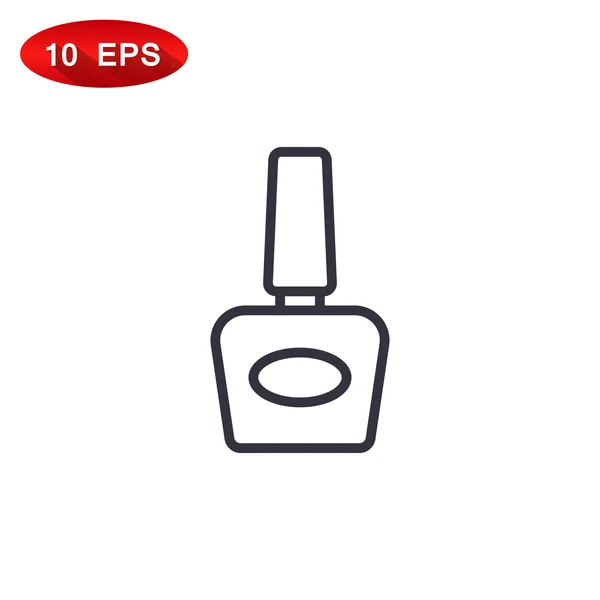Icono de las plantillas cosméticas botella — Vector de stock