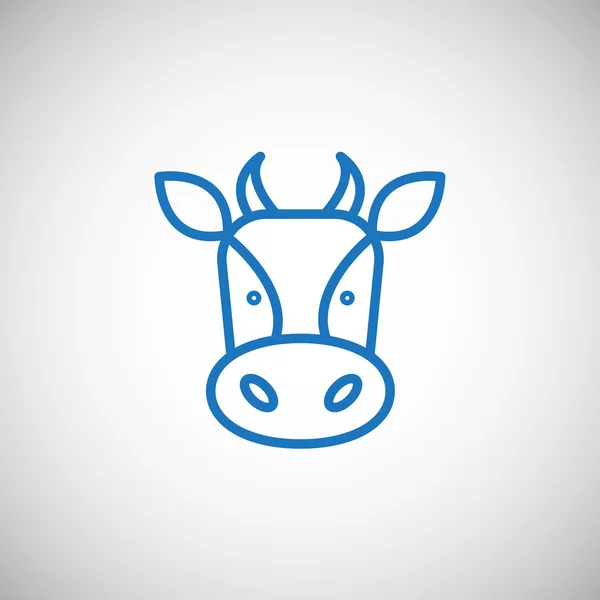 Ikona krów mlecznych — Wektor stockowy
