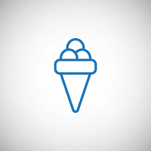 冰淇淋食品图标 — 图库矢量图片