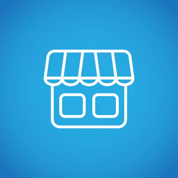 Pictogram winkel of winkel — Stockvector