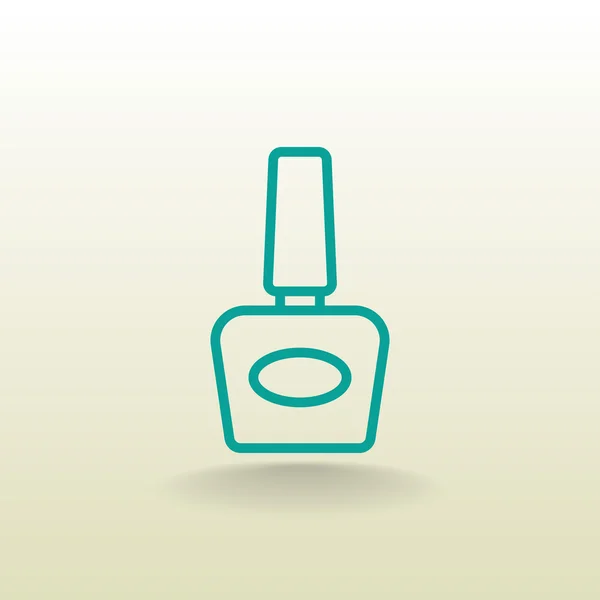 Ikona šablony kosmetické láhev — Stockový vektor