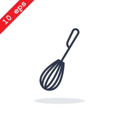 Mutfak çırpma simgesi