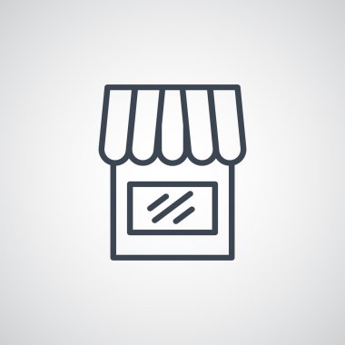 dükkan ya da mağaza simgesi