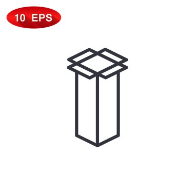 paket karton kutu simgesi