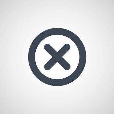 Yanlış işareti satırı simgesi