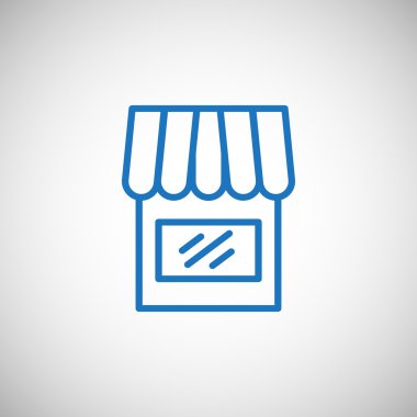 dükkan ya da mağaza simgesi