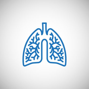 Anatomi akciğerler simgesi